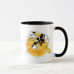 Retro "Aw Phooey" Donald Duck Badge Mug