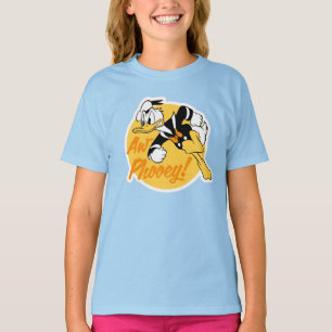 Retro "Aw Phooey" Donald Duck Badge T-Shirt