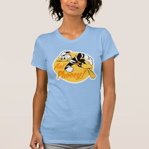Retro "Aw Phooey" Donald Duck Badge T-Shirt