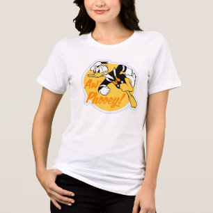 Retro "Aw Phooey" Donald Duck Badge Tri-Blend Shirt