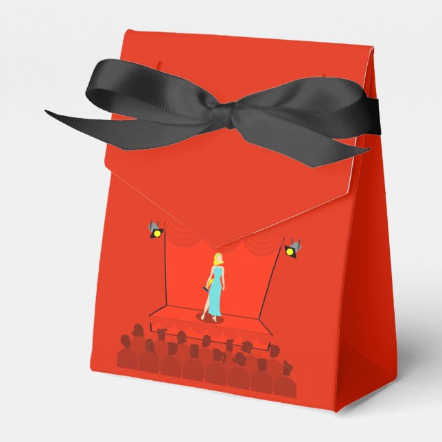Retro Award Show Favor Box (Front Side)