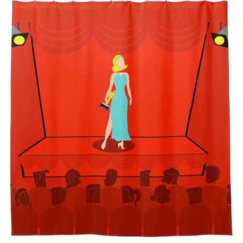 Retro Award Show Shower Curtain