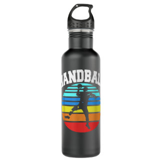 Retro Awesome HANDBALL Designs For Handball Player Stainless Steel Water Bottle