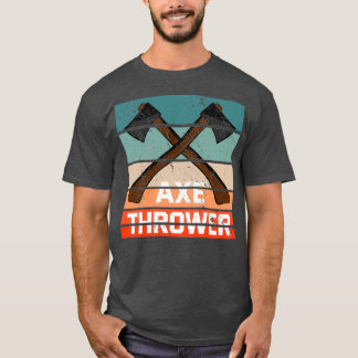 Retro axe throwing vintage axe gift T-Shirt