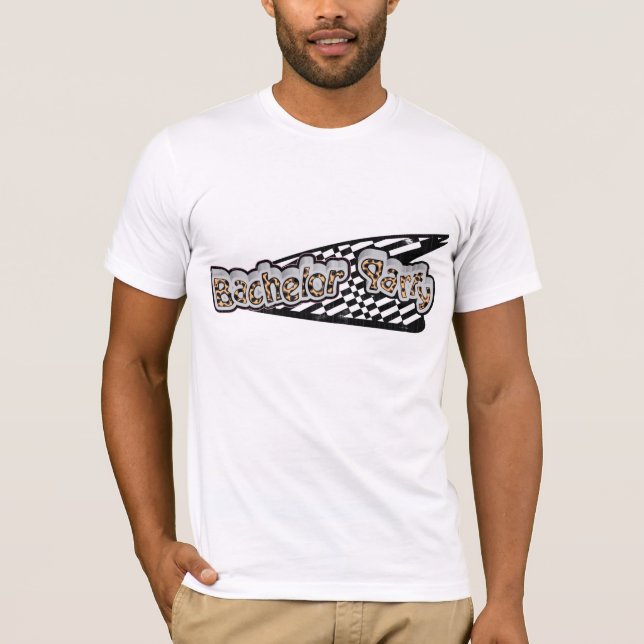 Retro Bachelor Party T-Shirt (Front)