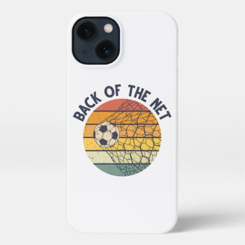 Retro Back of the Net Football iPhone Case