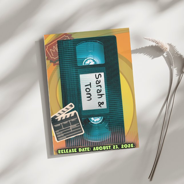 Retro Back to 90s Wedding Invitation (Creator Uploaded)