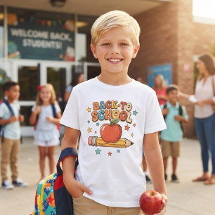 Retro. Back to school. Cute. Colourful. T-Shirt