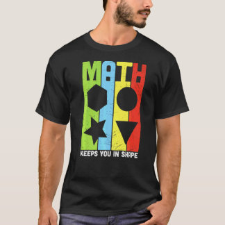 Retro Back To School Math Teacher Math Pun Equatio T-Shirt