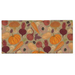 Retro background from fresh vegetables wood flash drive