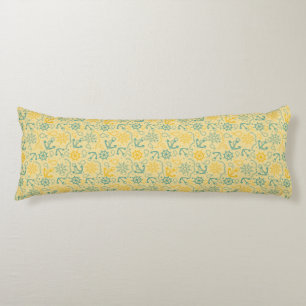 Retro background with anchor, ropes body pillow