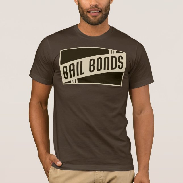 retro bail bonds T-Shirt (Front)