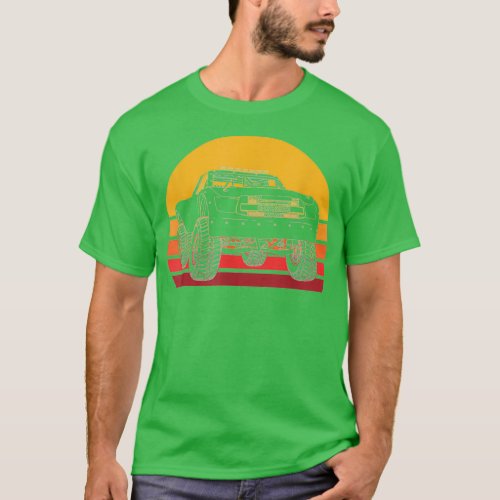 Retro Baja Truck Off Road Trophy Trucking Vehicle  T_Shirt