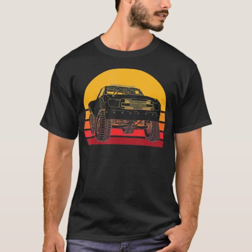 Retro Baja Truck Off Road Trophy Trucking Vehicle  T_Shirt