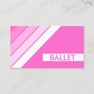 retro BALLET Business Card