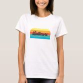 RetroTown Tees Baltimore Maryland Retro Vintage Weathered T-Shirt