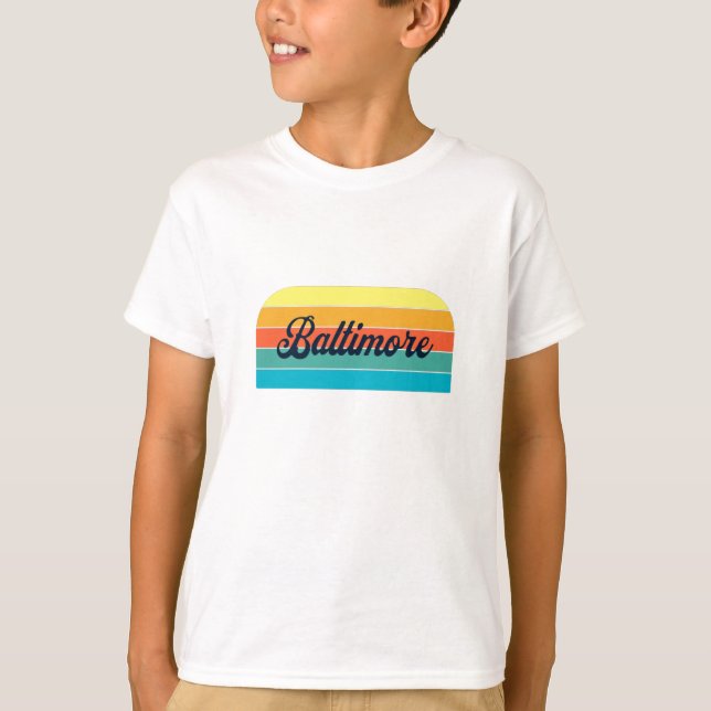 Retro Baltimore T-Shirt (Front)