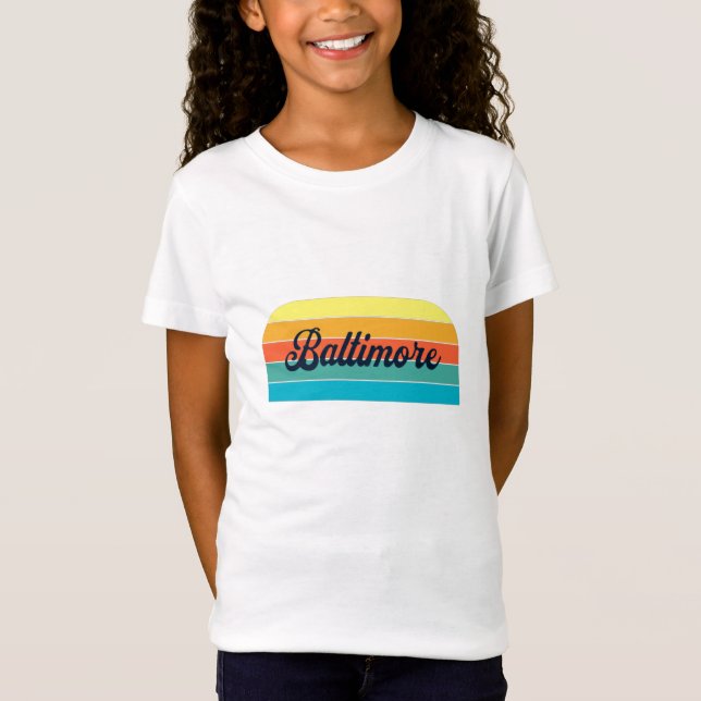Retro Baltimore T-Shirt (Front)