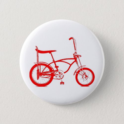 Retro Banana Seat Bike Pinback Button