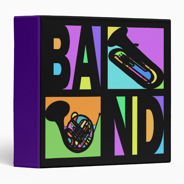 Retro Band Binder (Front/Spine)