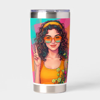Retro banket insulated tumbler