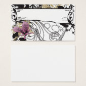 Retro banner Profile Card (Front & Back)