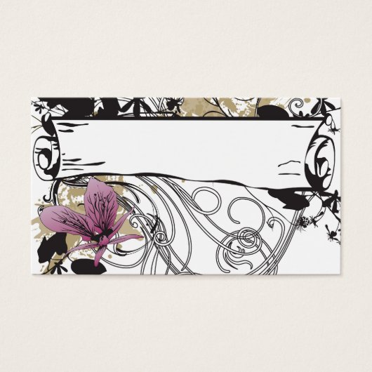 Retro banner Profile Card (Front)