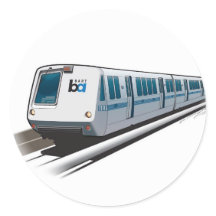 Retro Bart train Illustration
