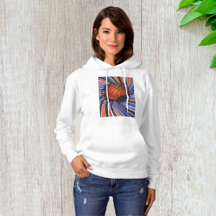 Retro Basketball Play Ball Sports Hoodie