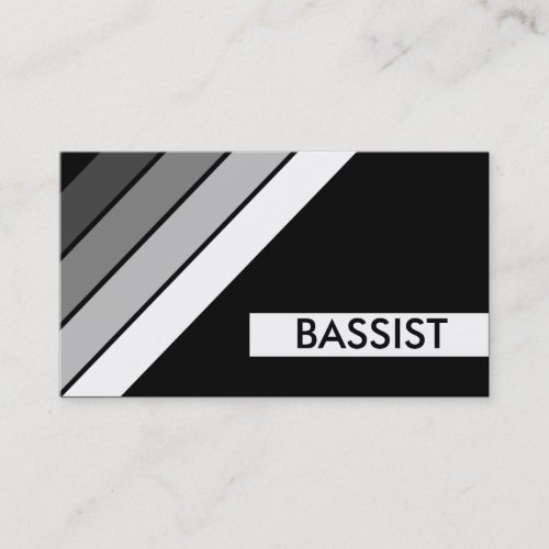 retro BASSIST Business Card