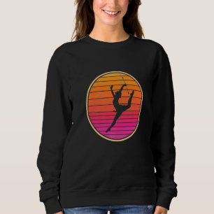 Retro Baton Twirling Twirler Majorettes Premium Sweatshirt