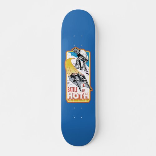 Retro Battle of Hoth Graphic Badge Skateboard