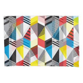Retro Bauhaus Style: Seamless Abstract Pillow Case