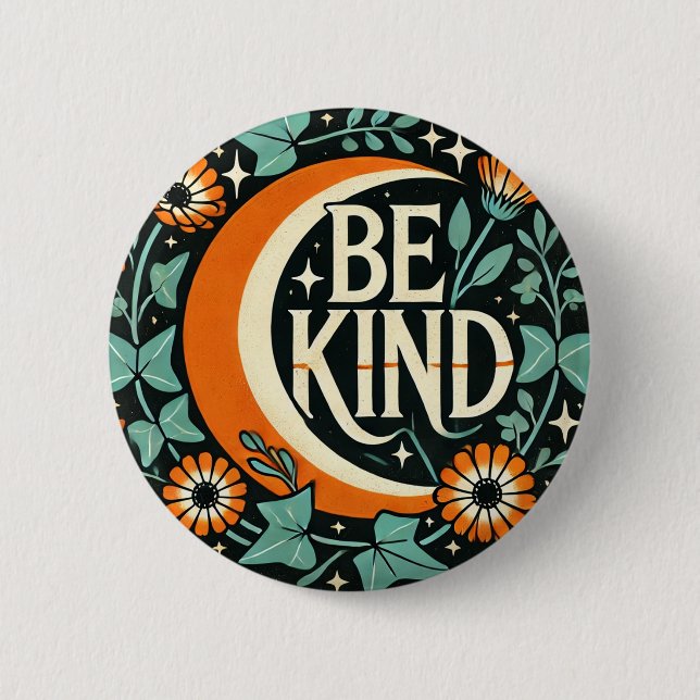 Retro Be Kind                                      Button (Front)