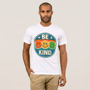Retro Be Kind Smiley Face T-Shirt