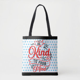 Retro Be Kind  Tote Bag