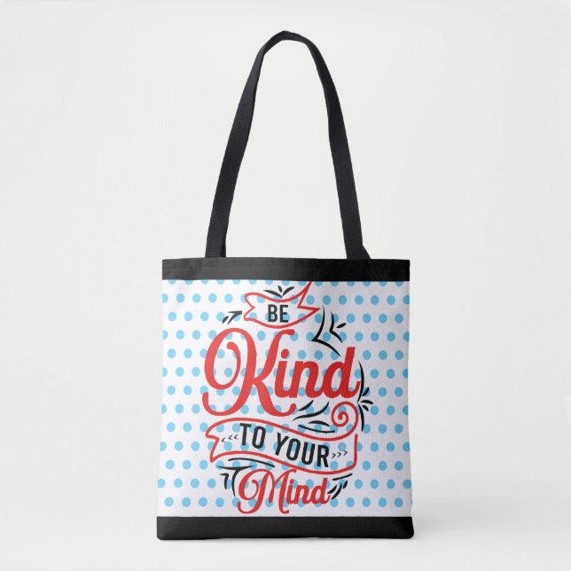 Retro Be Kind  Tote Bag (Front)