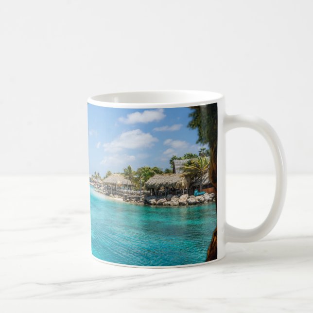 Retro Beach House  Coffee Mug (Right)