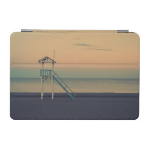 Retro Beach Lifeguard Tower Sunset iPad Mini Cover