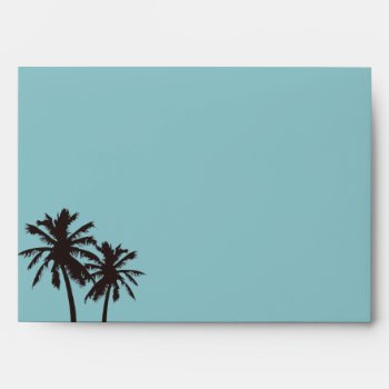 Retro Beach Personalized Envelopes by TwoBecomeOne at Zazzle
