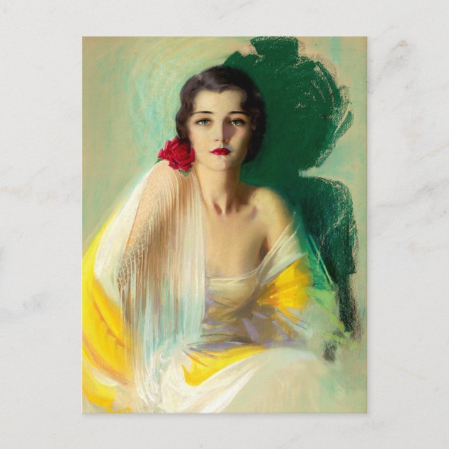 Retro Beauty 33 Postcard (Front)