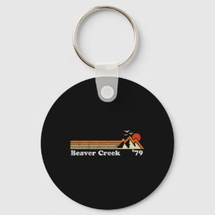 Retro Beaver Creek Ski Resort Colorado Snowboard S Keychain