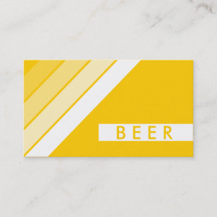 retro BEER Business Card