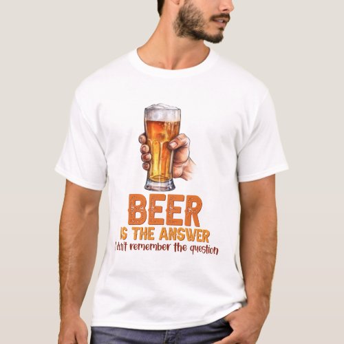 Retro Beer Lover Party  T_Shirt