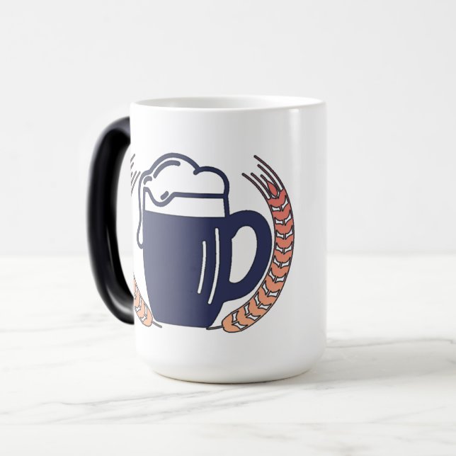 Retro Beer Mug (Front Left)