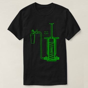 Retro Beer Pump T-shirt by OldArtReborn at Zazzle