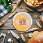 Retro Beer Tasting Party Round Paper Coaster<br><div class="desc">Retro beer-tasting party coaster customizable to your event specifics.</div>