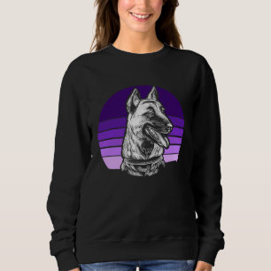 Retro Belgian Malinois  1 Sweatshirt