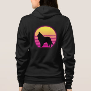 Retro Belgian Sheepdog Women's Hoodie