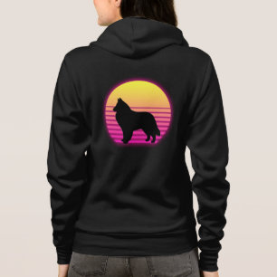 Retro Belgian Sheepdog Women's Hoodie